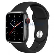 Смарт-часы Smart Watch 7 F10 Plus, 44mm Aluminium, голосовой вызов, тонометр, пульсометр, оксиметр, шагомер для мужчин и женщин, чёрный (001438624)