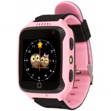 Детские умные GPS часы Smart Watch Q529  Pink