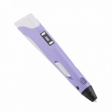 3D ручка PEN-2 S EASY c LCD дисплеем и набором пластика Фиолетовый