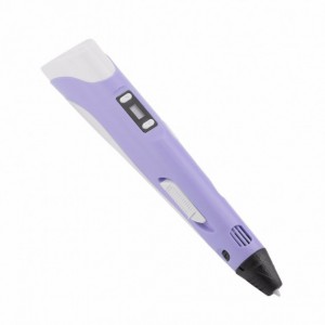 3D ручка PEN-2 S EASY c LCD дисплеем и набором пластика Фиолетовый