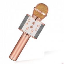 Беспроводной микрофон караоке EASY WS858 с чехлом Original Pink (202K)