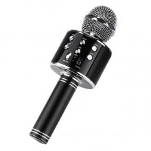 Беспроводной микрофон караоке EASY WS858 с чехлом Original Black (200K)