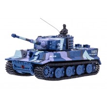 Танк микро р/у 1:72 Tiger со звуком (хаки синий)