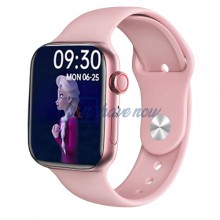Умные смарт-часы Smart Watch i12, голосовой вызов, пульсометр, тонометр, оксиметр, шагомер, режим спорт, для мужчин и женщин, розовый (001438638)