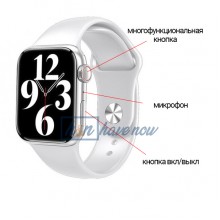 Умные смарт часы Smart Watch M16 PLUS, голосовой вызов, тонометр, оксиметр, пульсометр, шагомер, режим спорт, Android/IOS, для мужчин и женщин, серебряные (000438668)