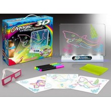 Волшебная 3D доска для рисования Magic Drawing Board для детей от 3х лет, игровой набор (001438631)