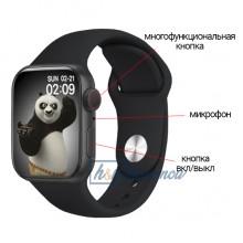 Умные смарт часы Smart Watch NB-PLUS, голосовой вызов, оксиметр, пульсометр, тонометр, режим спорт, прогноз погоды, для мужчин и женщин, чёрные (000438645)