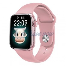Умные смарт-часы Smart Watch M16 mini, голосовой вызов, тонометр, оксиметр, шагомер, режим спорт, для мужчин и женщин, розовый (001438650).